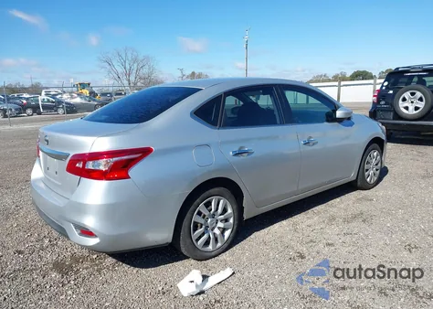 2017 Nissan Sentra S from USA, damaged, VIN 3N1AB7APXHY304556